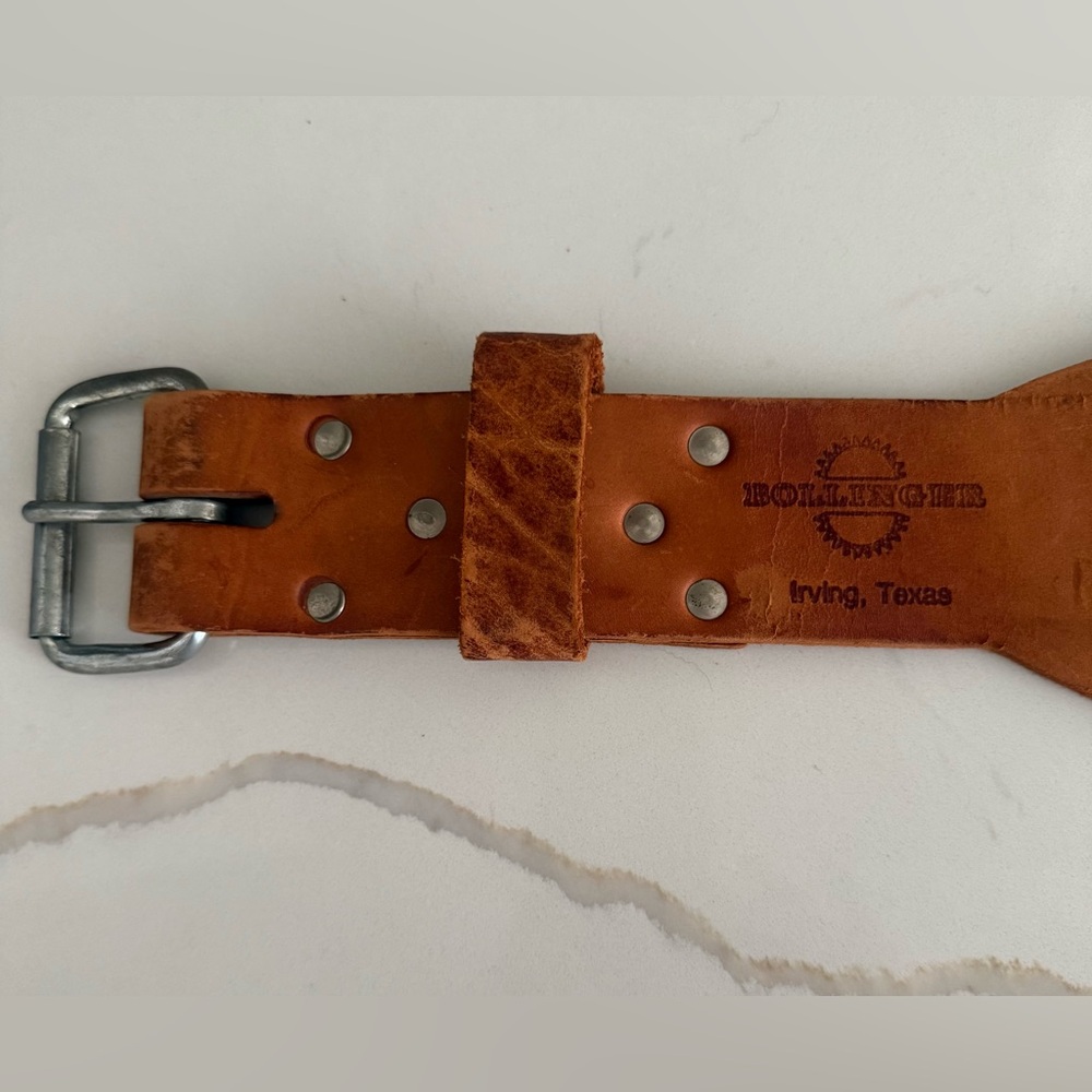 Bollinger Leather Strength Belt 40.5” Made In Irving, Texas